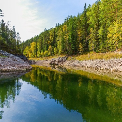 Река Бирюса (Она)